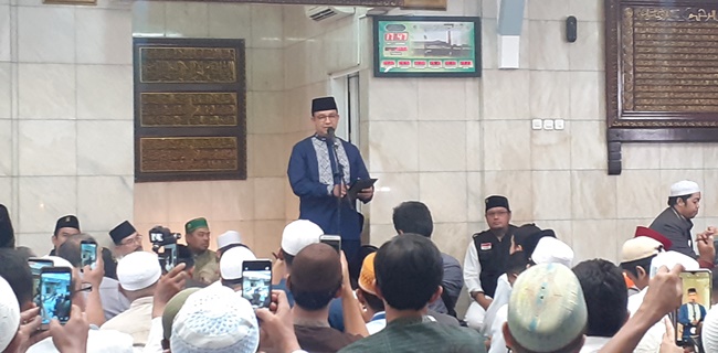 Anies Jadikan Masjid Cut Nyak Dien Percontohan Masjid Ramah Lingkungan