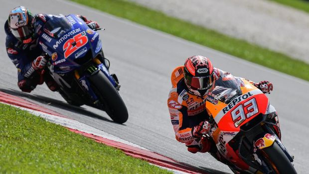 Marquez Dihukum Turun Tiga Posisi di Start MotoGP Amerika