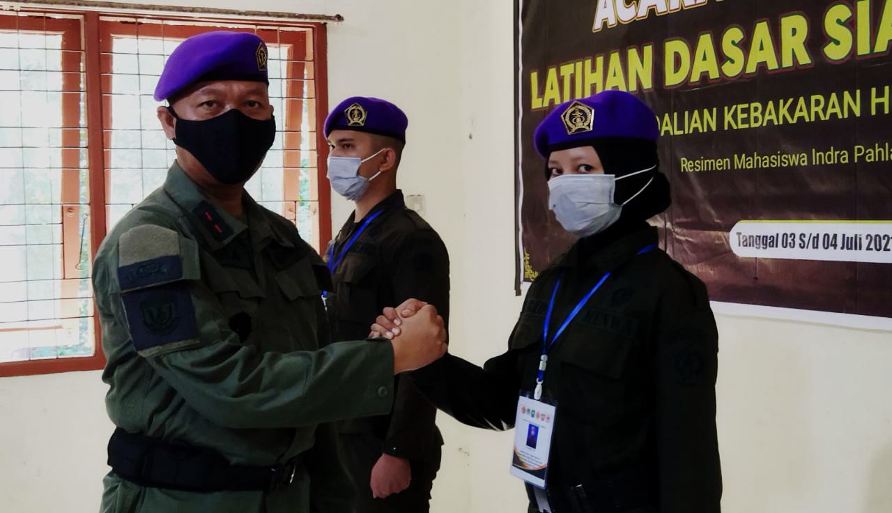 Komando Menwa Indra Pahlawan Riau Gelar Latsarsiop Pengendalian Karhutla