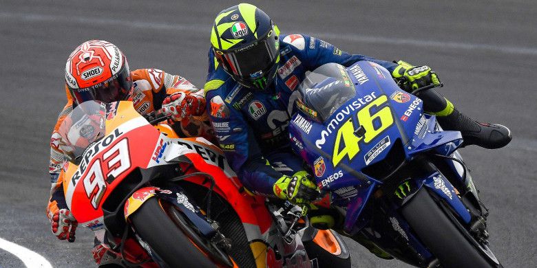 Sering Bergesekan, Valentino Rossi dan Marc Marquez Dapat Wejangan