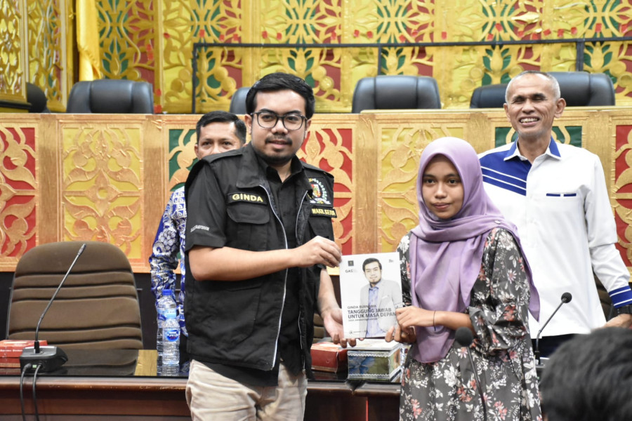 Ginda Burnama Terima Kunjungan Badan Legislatif Mahasiswa Politeknik Caltex Riau