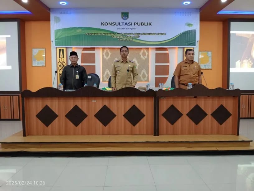 Wakil Ketua DPRD Rohil Hadiri Acara Forum Konsultasi Publik Penyusunan Rencana Awal RKPD 2026