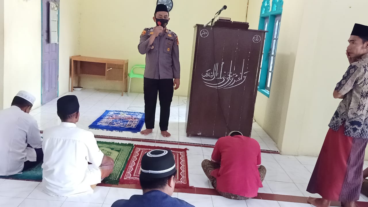 Dengan Jumling, Polsek Pangkalan Lesung Edukasi AKB di Masjid