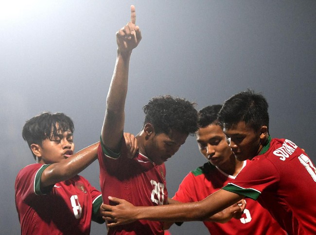 Timnas U-16 Menang Telak 5-0 atas Tim Malaysia di Laga Uji Coba