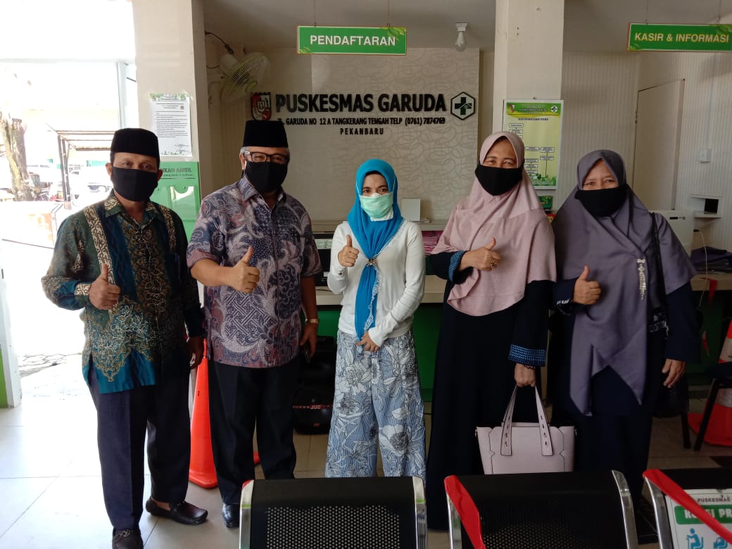 Rumah Aspirasi Kartini SKM Kunjungi Paramedis Puskesmas Garuda di Tangkerang Tengah
