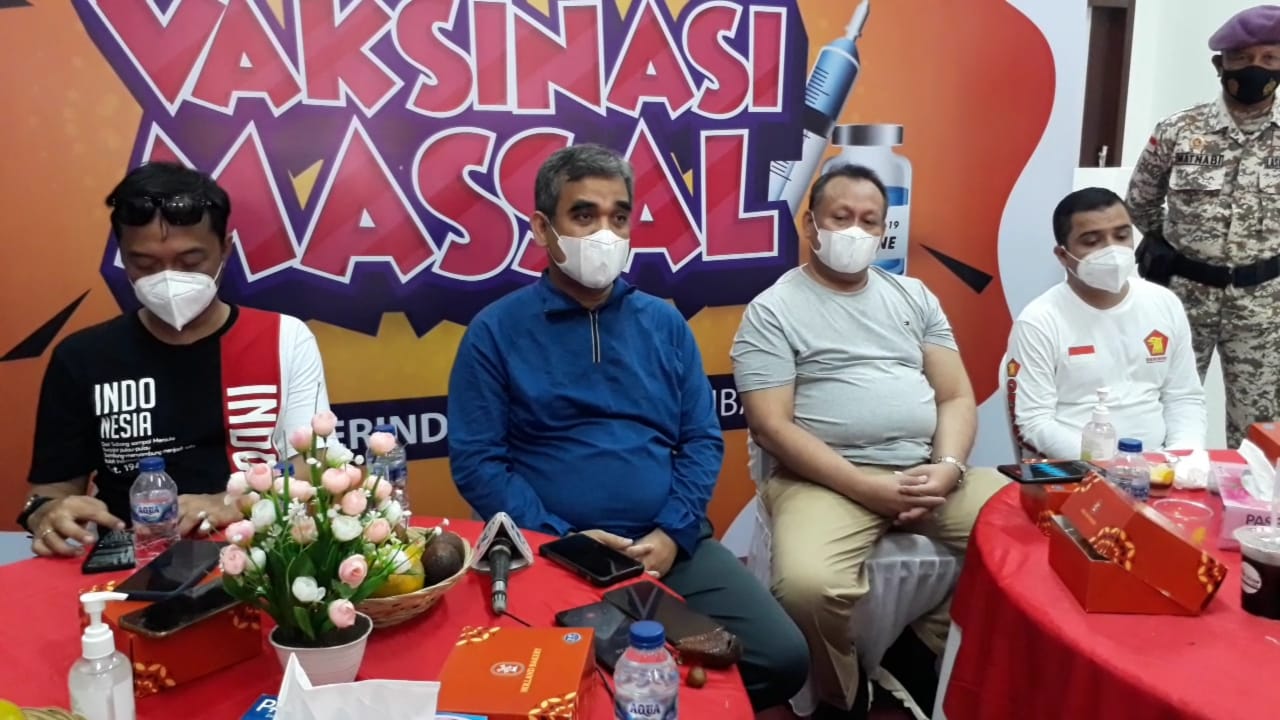 Gerindra Siapkan 15.000 Vaksin Untuk Riau, DPC Gerindra Pekanbaru Gelar Vaksinasi Massal