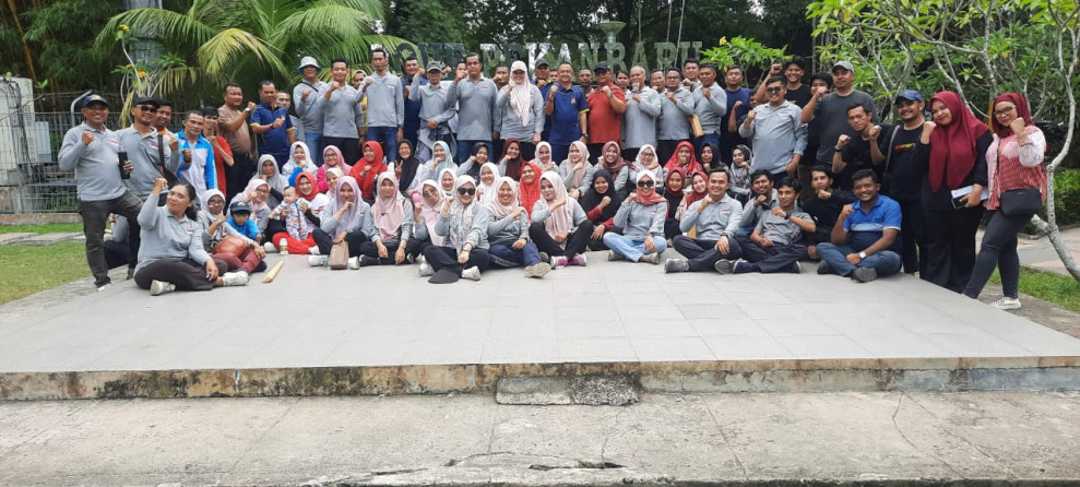 Semarak Kemerdekaan RI, Kecamatan Pekanbaru Kota Gelar Jalan Santai dan Perlombaan Tradisional