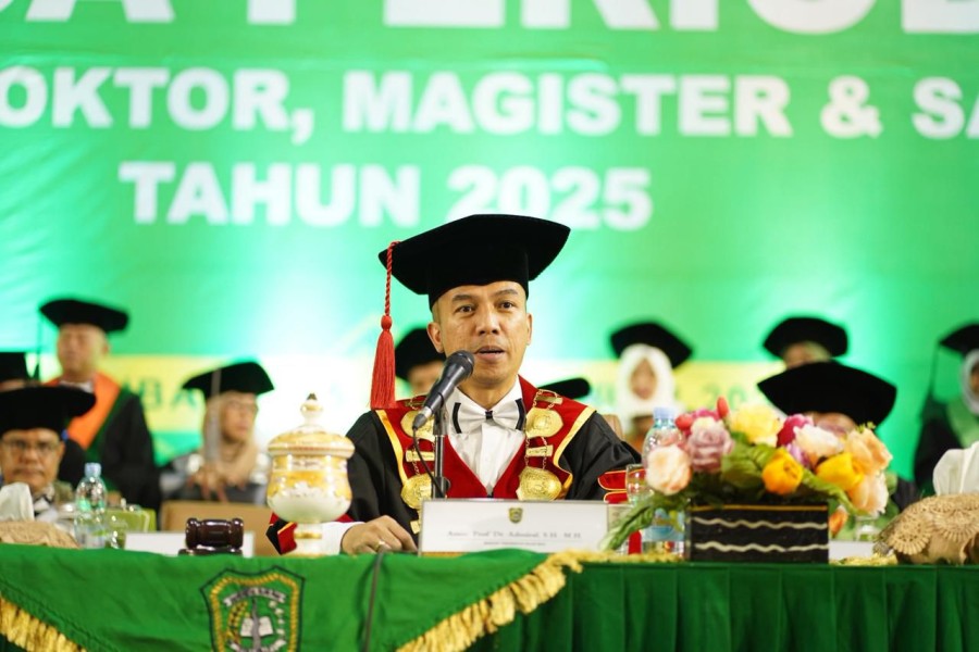 Periode III, UIR Wisuda 2.563 Mahasiswa