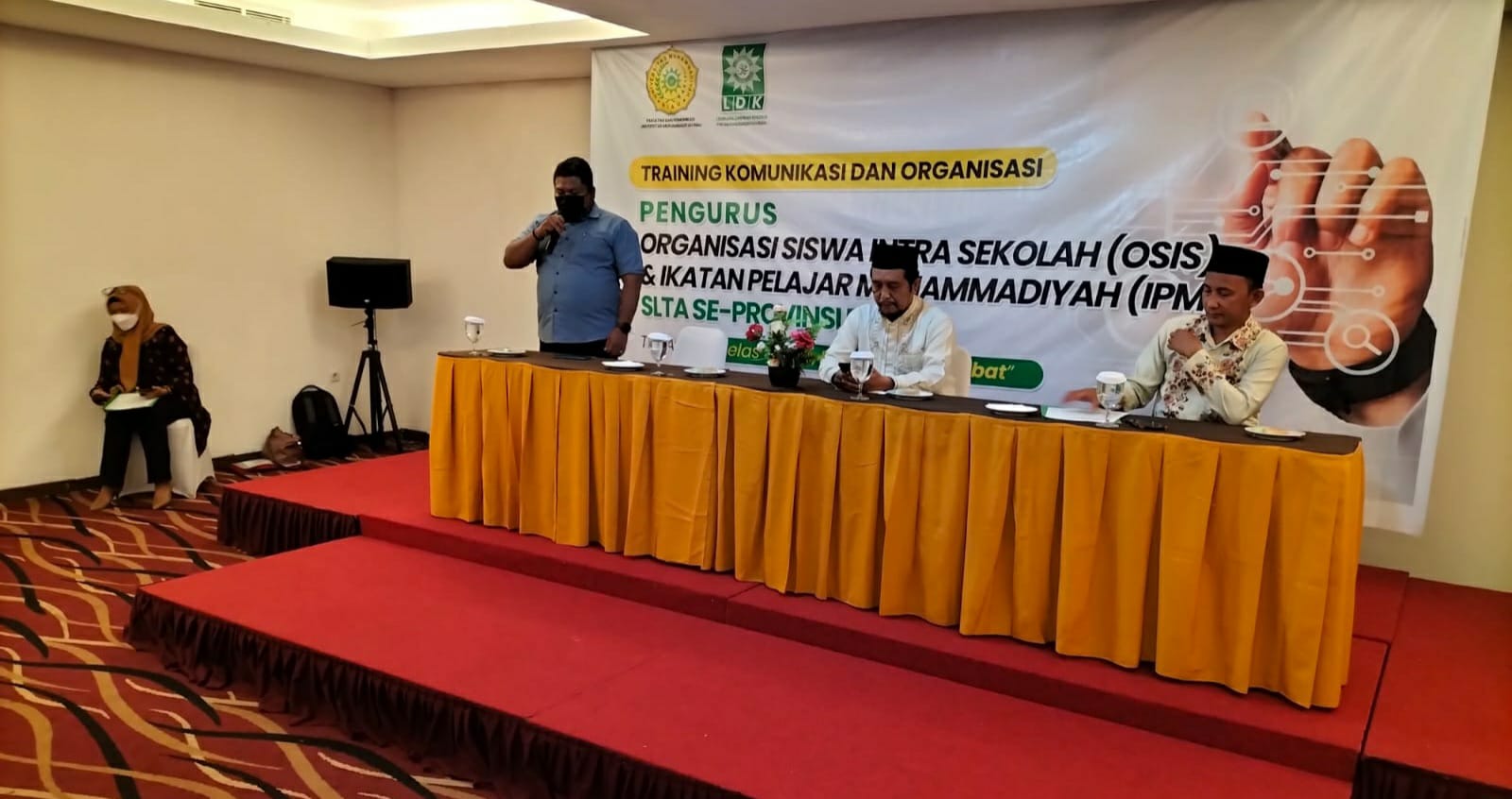 Fikom Umri dan LDK PWM Riau Sukses Gelar Training Komunikasi dan Organisasi Pengurus OSIS dan IPM SLTA se Provinsi Riau