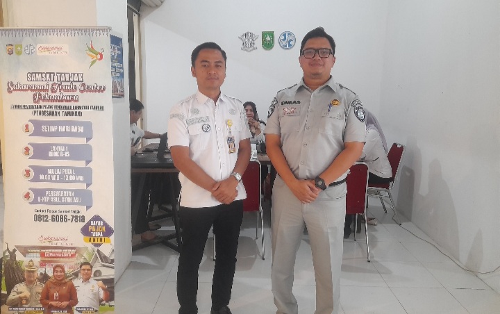 Samsat Pekanbaru Kota Buka Layanan Samsat Tanjak di STC Ramayana
