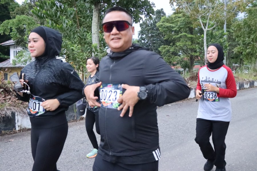 Dilaksanakan Serentak, Karhutla Fun Run 2025 di Rokan Hilir Berlangsung Meriah