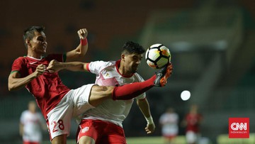Timnas Indonesia Tertinggal 0-1 dari Bahrain di Babak Pertama