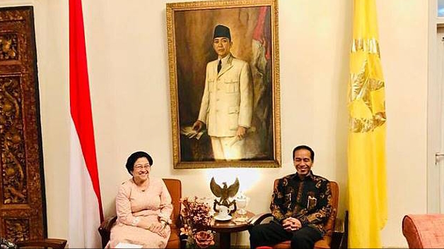 Bertemu Megawati di Istana Batu Tulis, Jokowi Bahas Cawapres