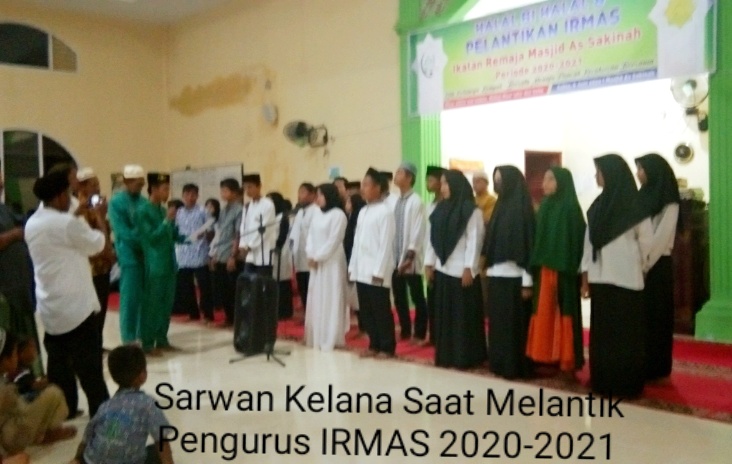 Pengurus Remaja Masjid As Sakinah 2020-2021 Resmi di Lantik Oleh Sarwan Kelana