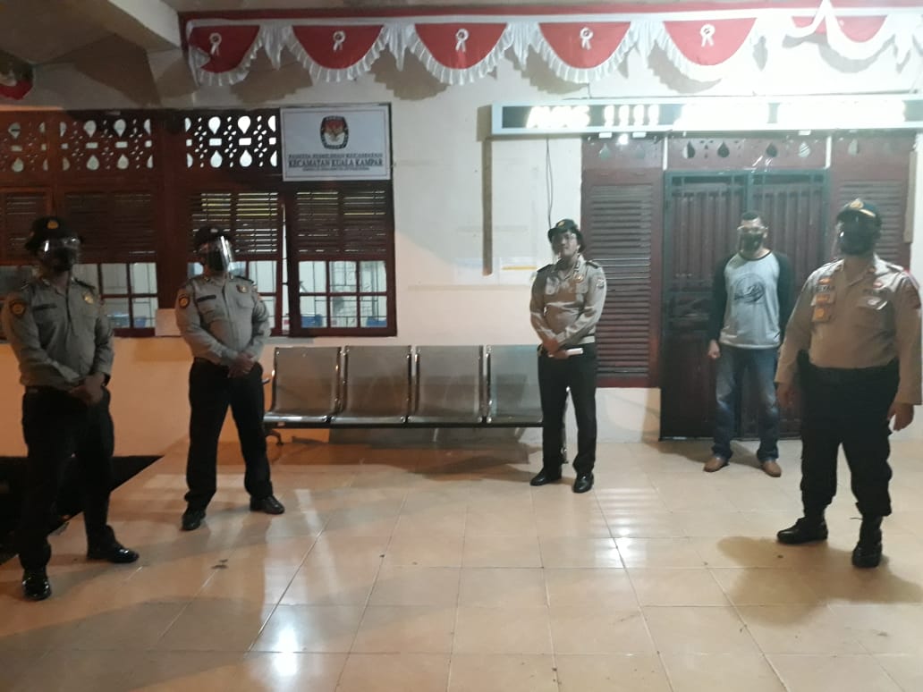 Polsek Kuala Kampar Lakukan Cipta Kondisi Jelang Pilkada