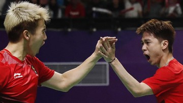 Kevin/Marcus Tembus Semifinal Jepang Terbuka 2018