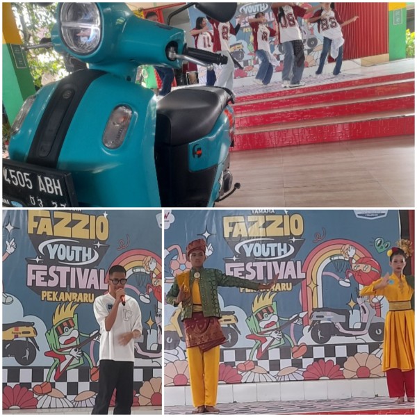 Sekolah Ketiga, Fazzio Youth Festival Sambangi SMAN 7 Pekanbaru: Siswa Unjuk Kebolehan