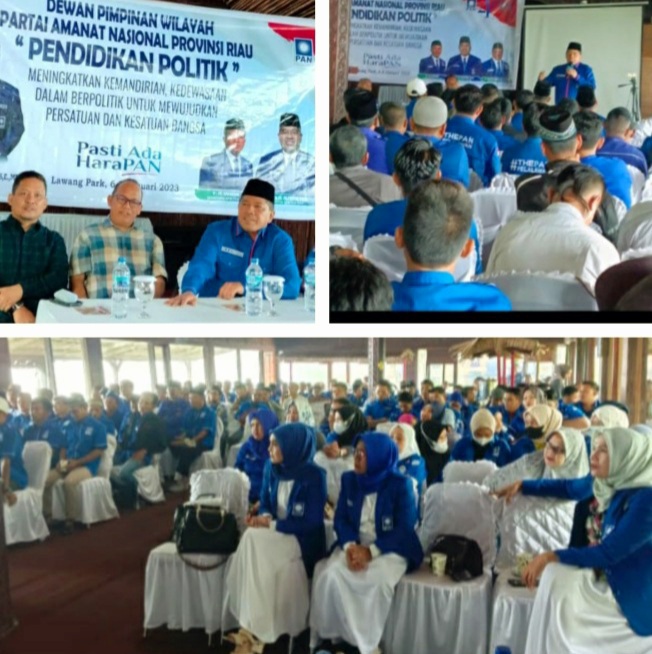 DPW PAN Riau Beri Kedewasaan dan Kemandirian Berpolitik Bagi Kader PAN se-Riau