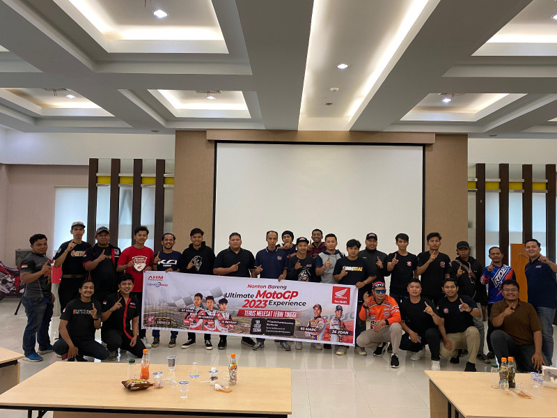 CDN Ajak Komunitas Honda Pekanbaru Nobar MotoGP Mandalika