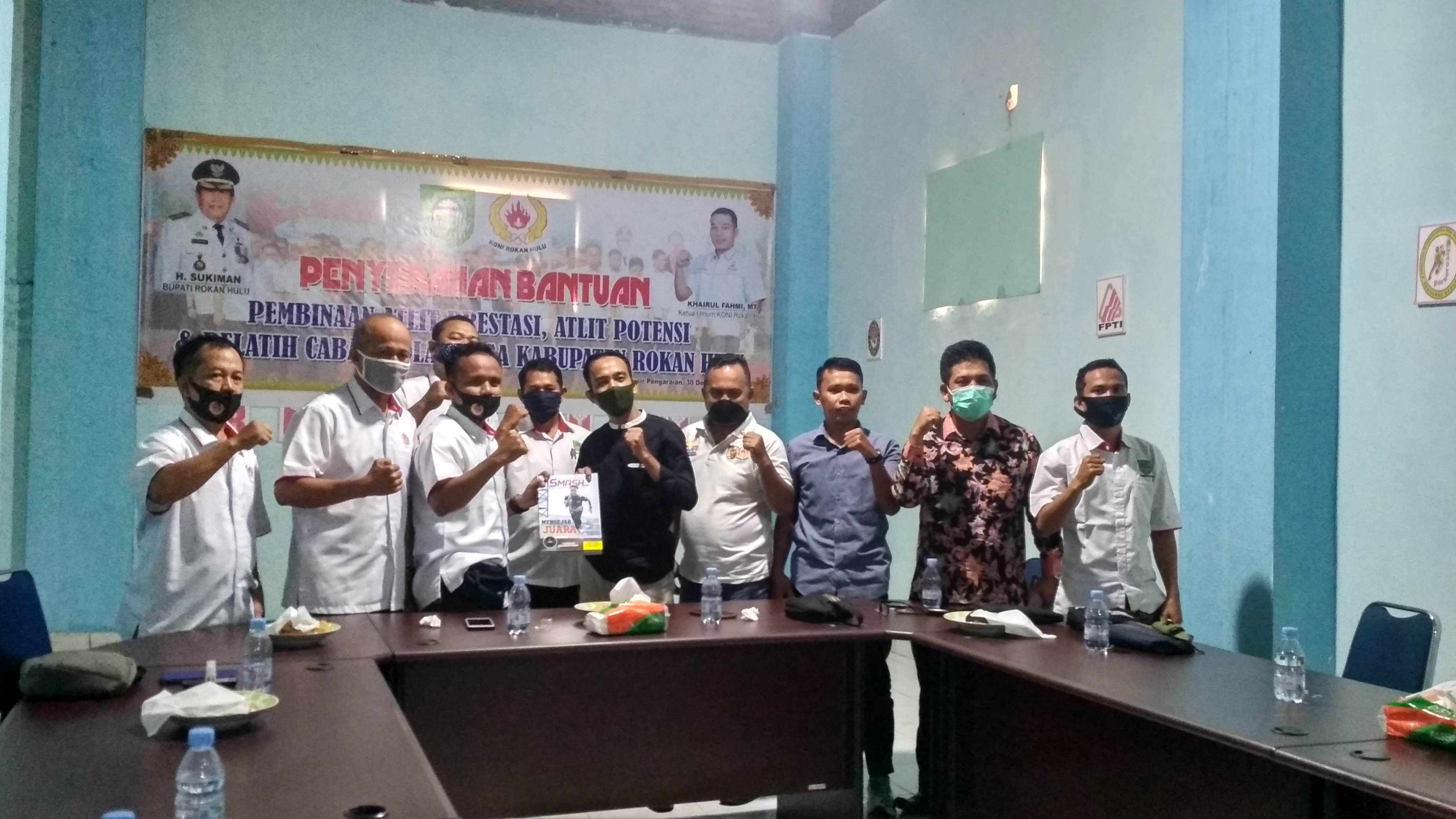 Disambangi KONI Pekanbaru, Rohul Siap Gelar Porkab Serentak 2021
