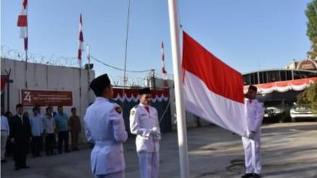 Warga Irak Jadi Pengibar Merah Putih di Perayaan HUT RI ke-74 di Baghdad