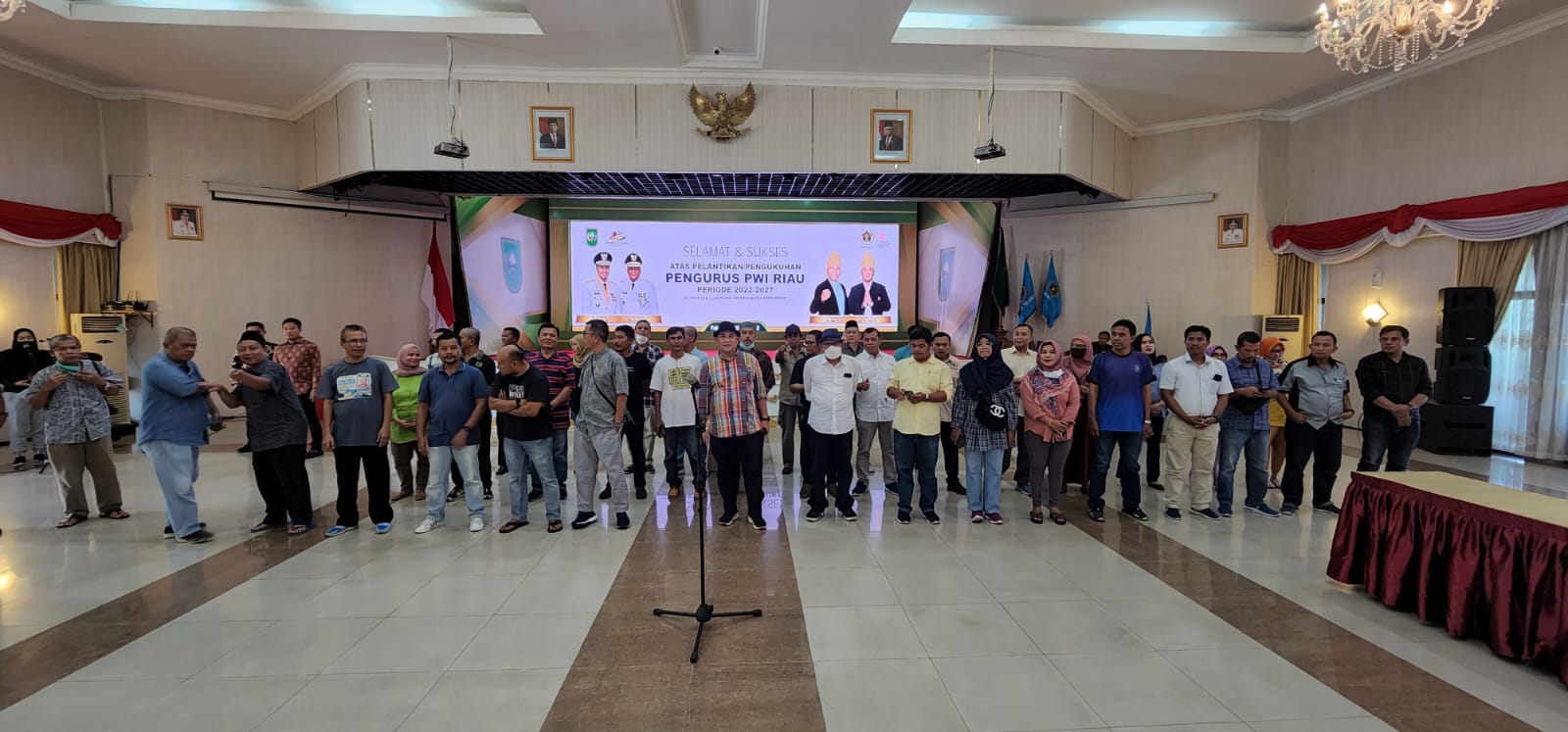 Dihadiri Gubri, Besok Ketua PWI Pusat Lantik Pengurus PWI Riau 2022-2027