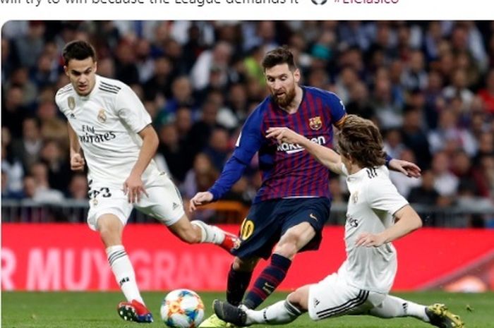 Lionel Messi Kelelahan Melawan Real Madrid
