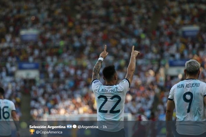 Cemerlang Bersama Messi di Timnas, Barcelona Inginkan Lautaro Martinez