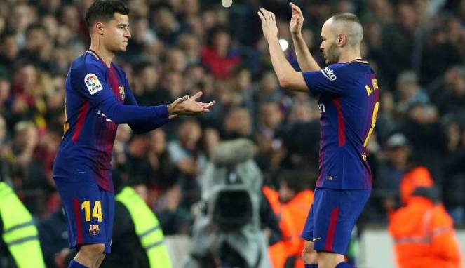 Barcelona Tekuk Alaves, Debut Coutinho Jadi Sorotan