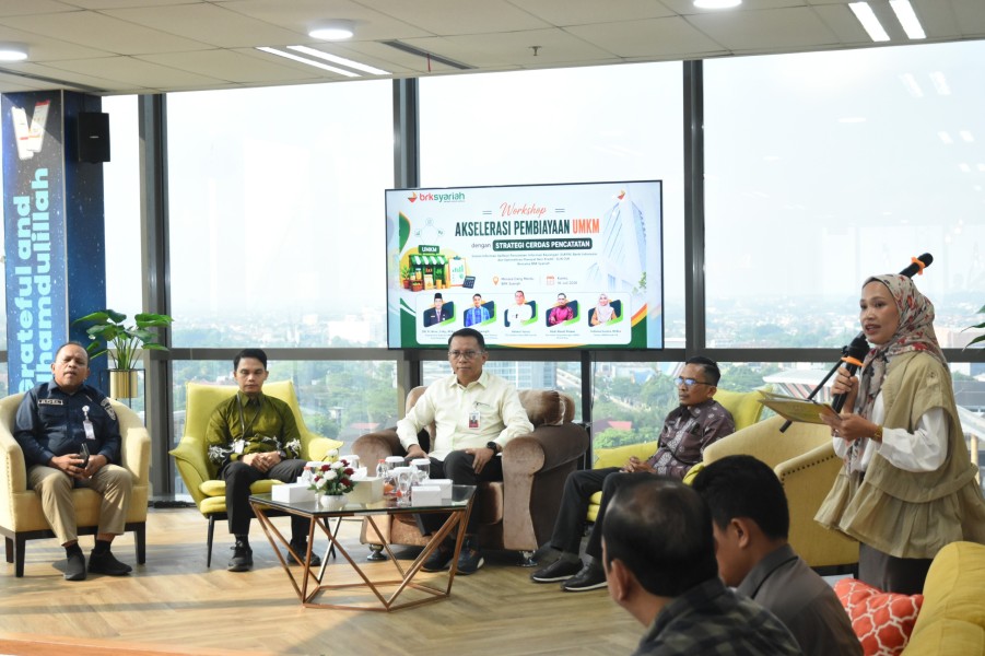 BRK Syariah Perkuat Kapasitas UMKM Lewat Workshop Akselerasi Pembiayaan Bersama BI dan OJK