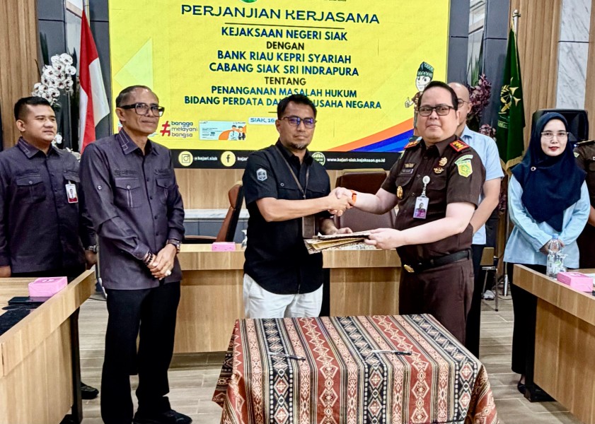 BRK Syariah dan Kejari Siak Perkuat Sinergi untuk Penyelesaian Pembiayaan Secara Berkeadilan