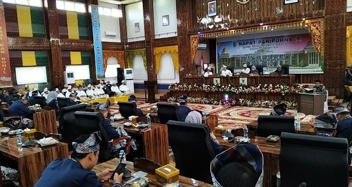 DPRD Rohil Gelar Rapat Paripurna Hari Jadi Kabupaten Rokan Hilir ke 25