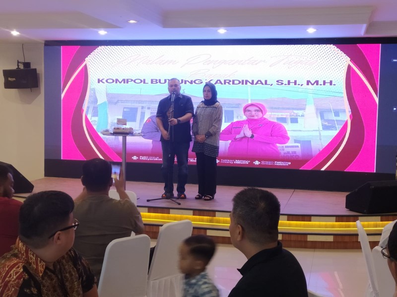 Malam Pengantar Tugas Akhiri Masa Kerja Kompol Buyung Sebagai Kapolsek Bangko