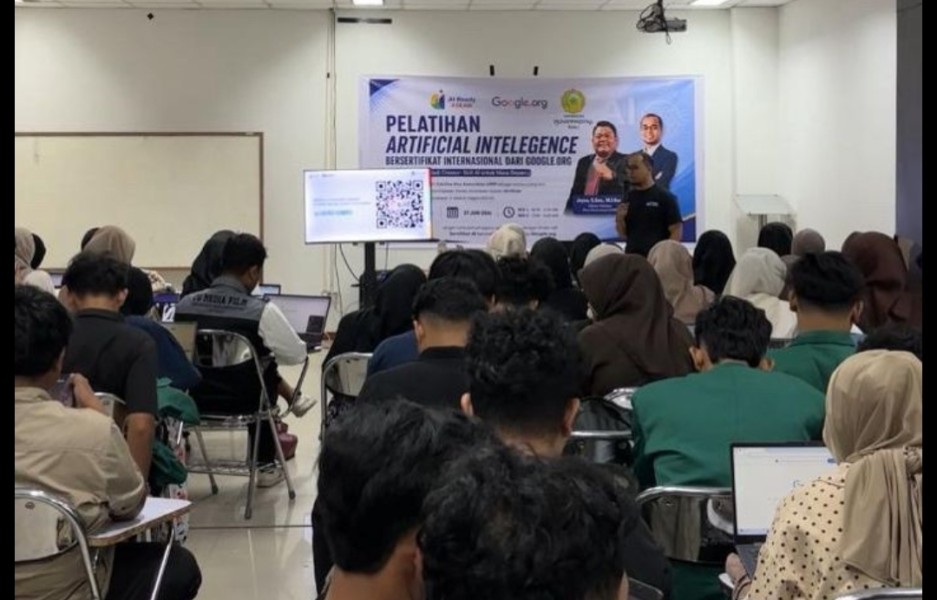 175 Mahasiswa FIKOM UMRI Ikuti Pelatihan Artificial Intelligence Bersertifikat Internasional
