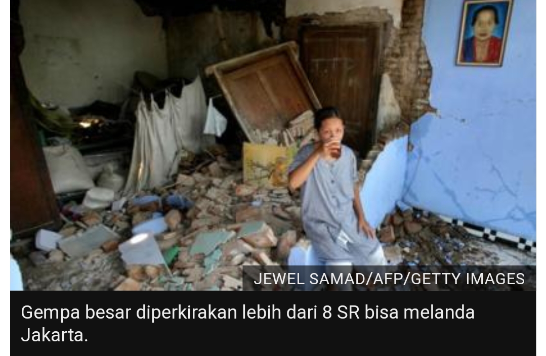 Ibu kota Jakarta 'terancam gempa lebih dari 8 SR'