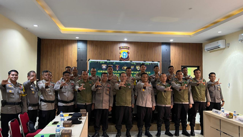 Tim Green Policing Award Melaksanakan Penilaian Bhabinkamtibmas Jajaran Polres Rohil