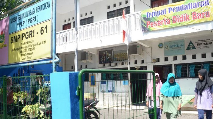 Kekurangan Siswa, SMP PGRI 61 Surabaya Hanya Dapat 8 Siswa Baru