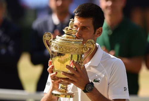 Djokovic Raih Titel Wimbledon Keempat Usai Tumbangkan Kevin Anderson