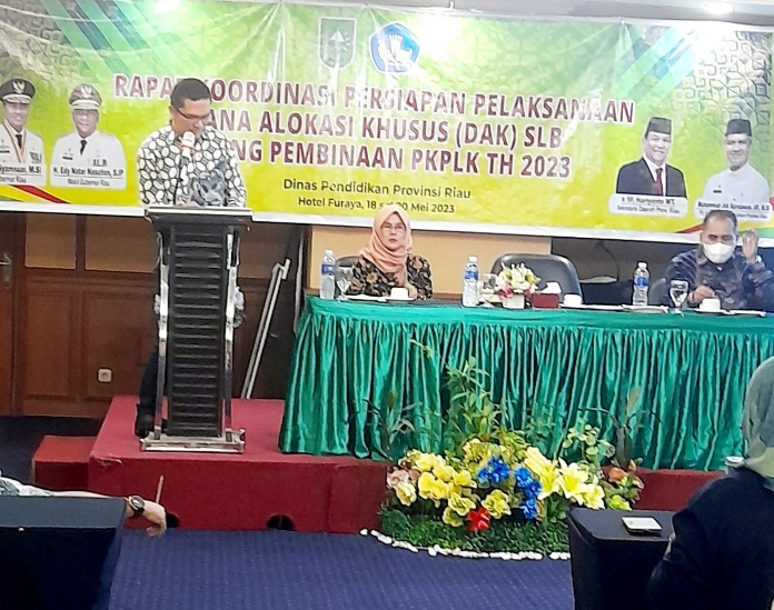 Penuhi Sarana Prasarana SLB di Riau, Pusat Alokasikan DAK Rp 6 Miliar