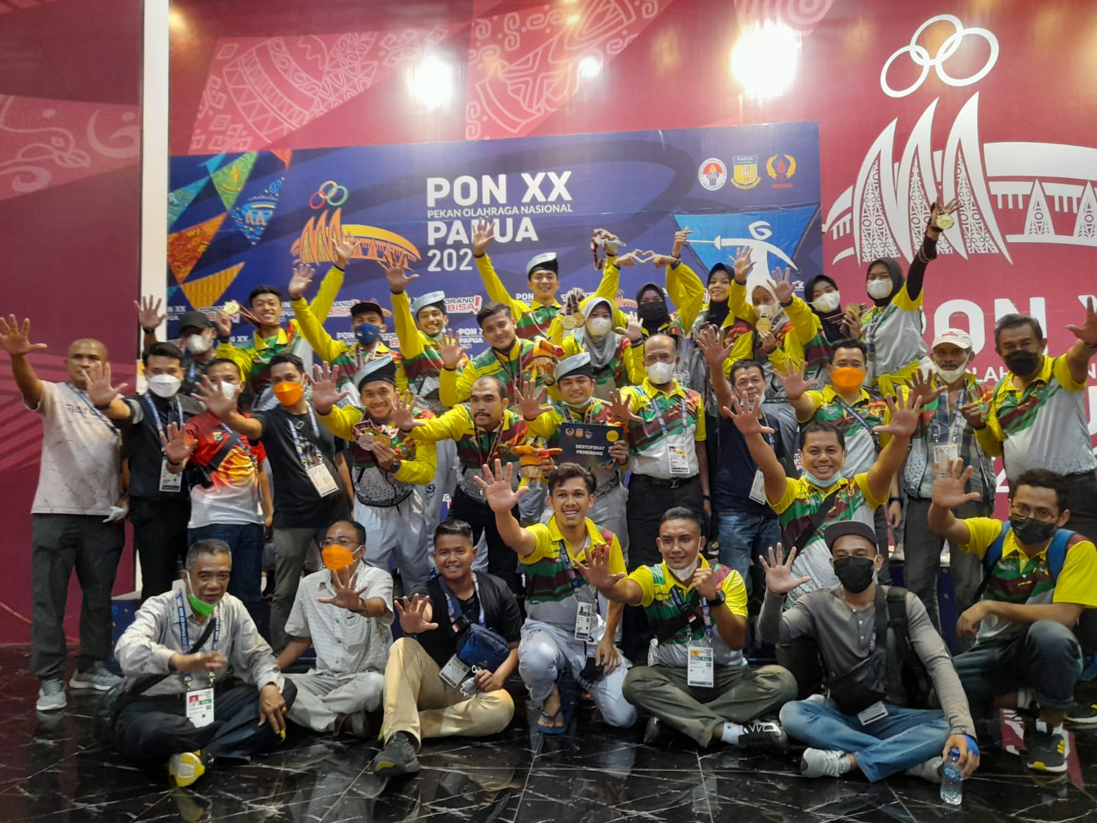 Sumbang 5 Emas di PON Papua, Anggar Riau Juara Umum