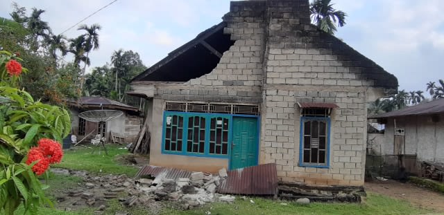 Gempa Solok Selatan, 343 Rumah Rusak, 48 Korban Luka