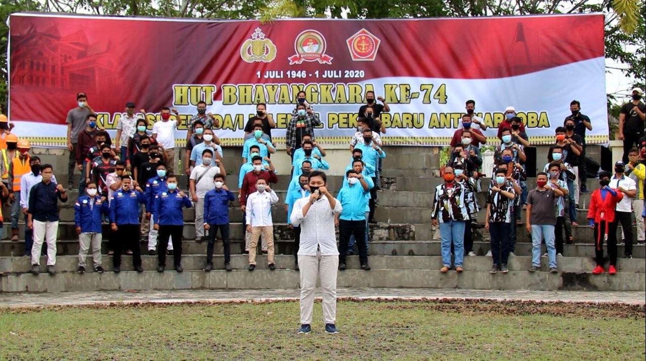Dukung Polda Riau,  Warga Milenial Lintas Organisasi Deklarasi Anti Narkoba