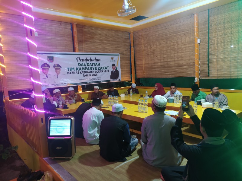 BAZNAS Rohil Gandeng Dai dan Daiyah Kampanyekan Zakat di Tengah Masyarakat