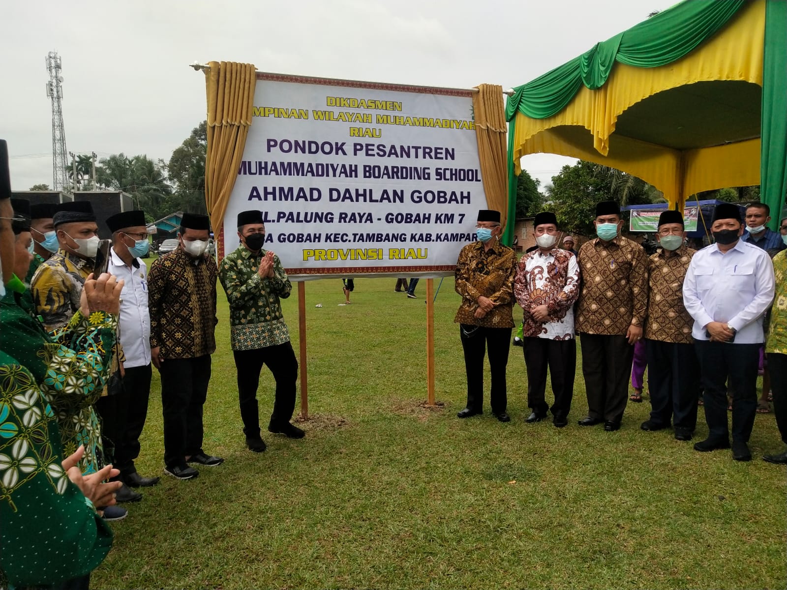 Milad Muhammadiyah ke-109, Gubri Resmikan Pondok Pesantren Muhammadiyah Boarding School Ahmad Dahlan Gobah