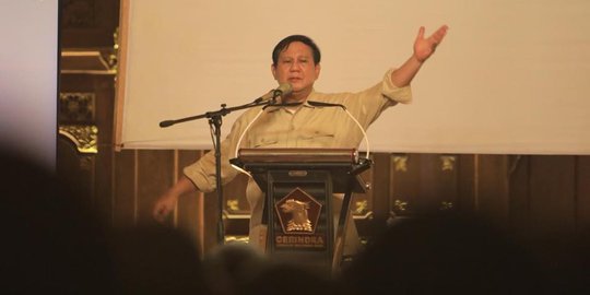 Prabowo: Kalau Ada yang Bagi-bagi Uang Terima Saja Karena Itu Uang Rakyat
