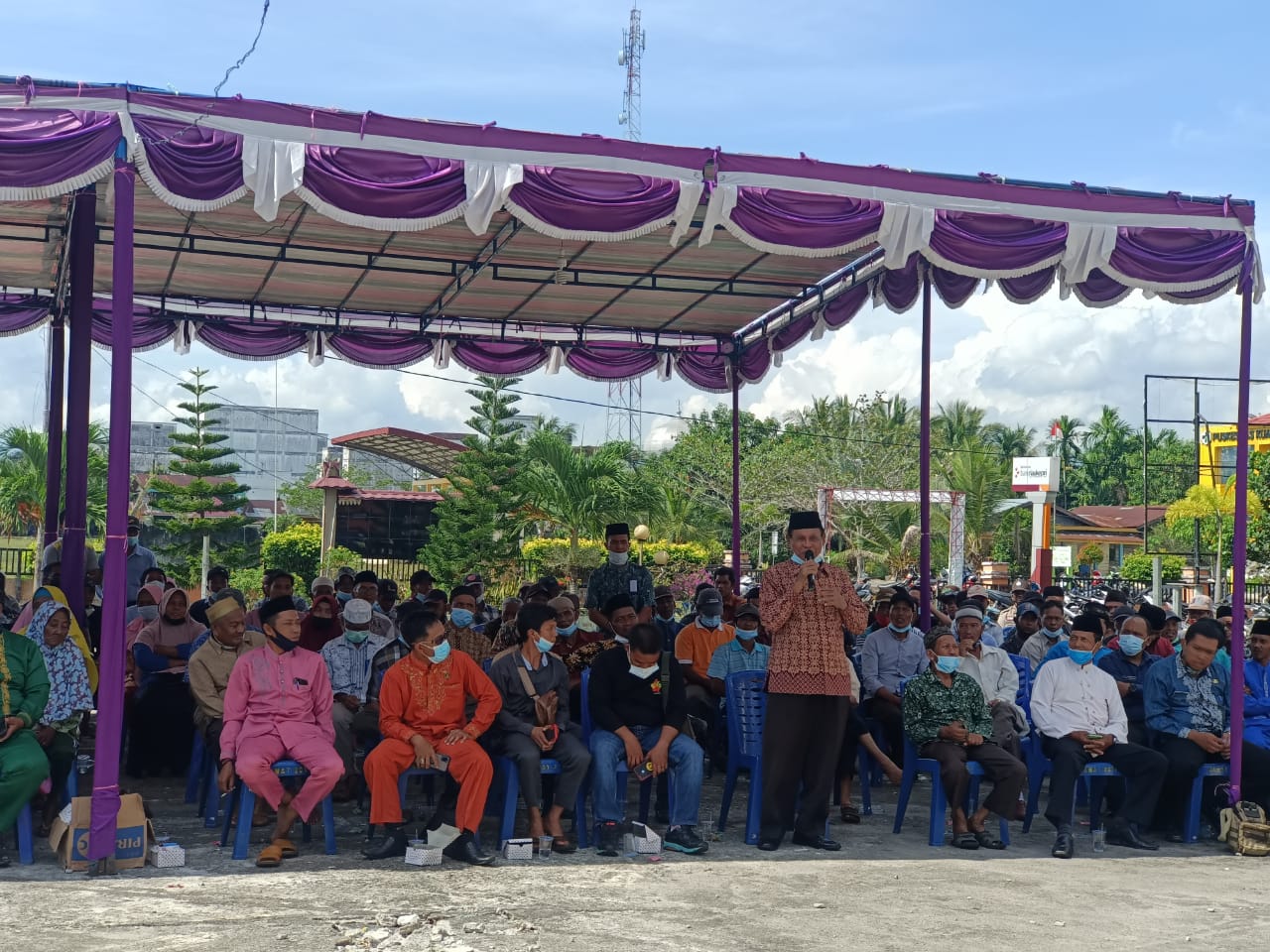 Polsek Kuala Kampar Hadiri Kegiatan Reses Anggota DPRD Provinsi Riau