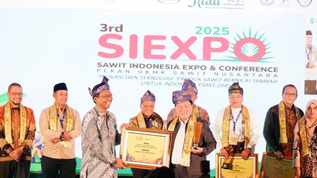 ICDX raih penghargaan di ajang Sawit Indonesia Expo 2025