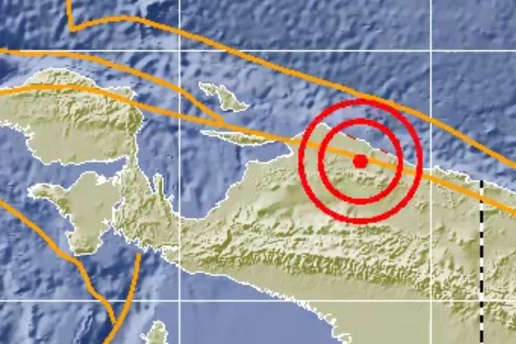 Gempa Bermagnitudo 6,3 Guncang Memberamo Tengah Papua