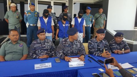 TNI AL Tangkap 3 WNI Perompak Kapal di Perairan Malaysia
