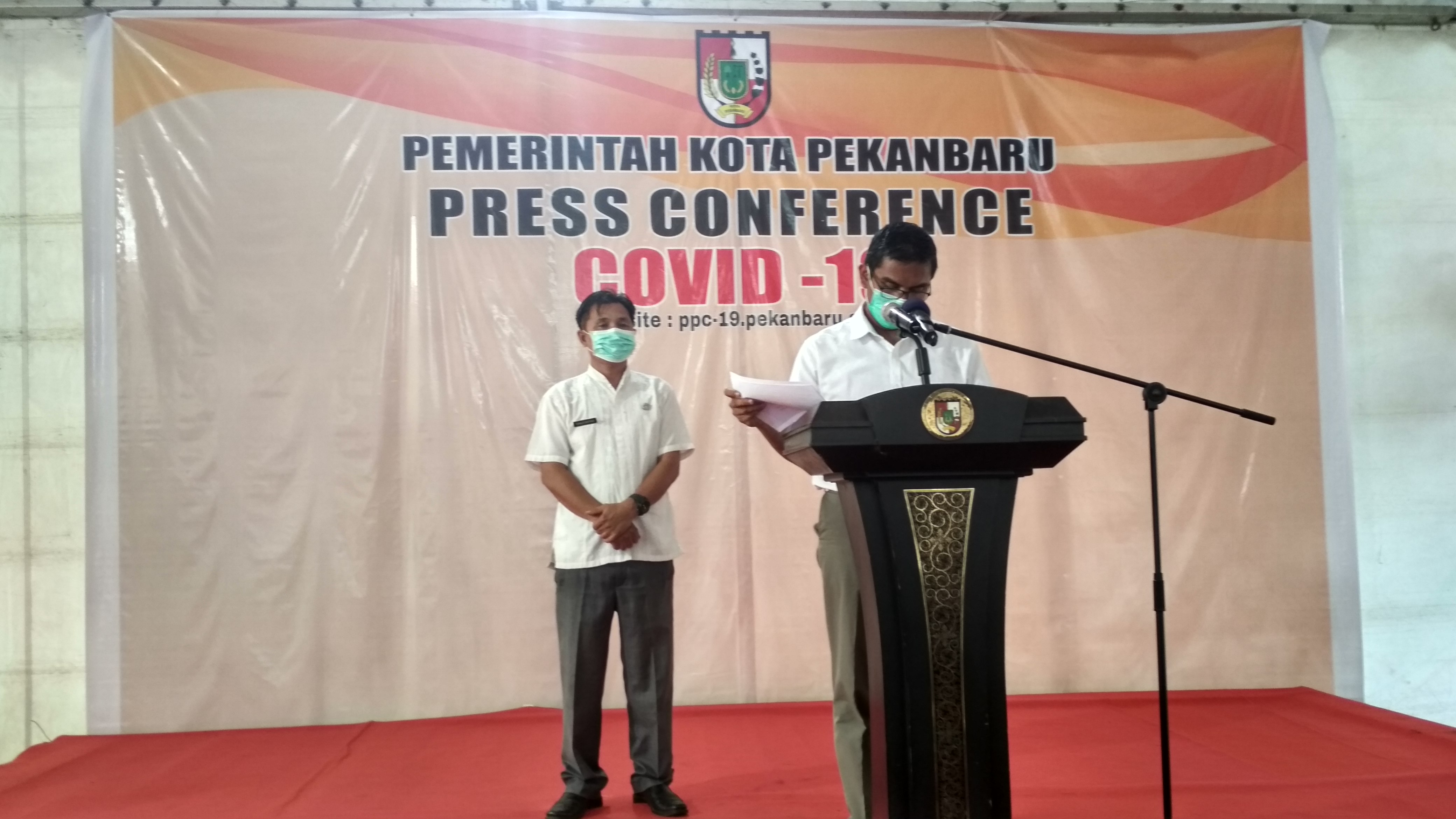 Tambahan Kasus Positif Covid-19 Selama PSBB di Pekanbaru Nol